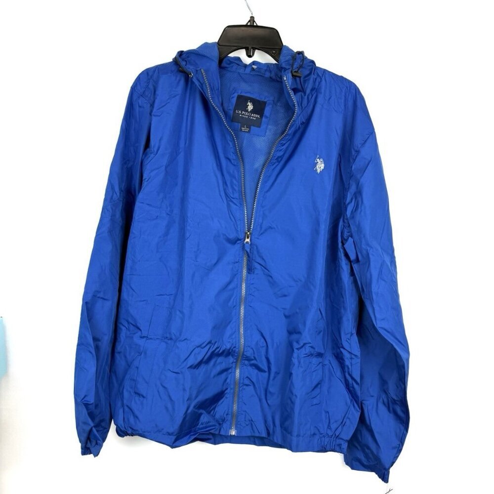 Us Polo Assn Men’s Blue Lightweight Jacket Size Large